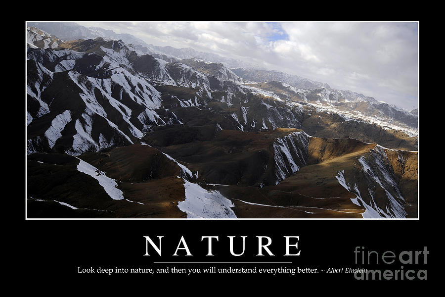 Nature Inspirational Quote Photograph by Stocktrek Images