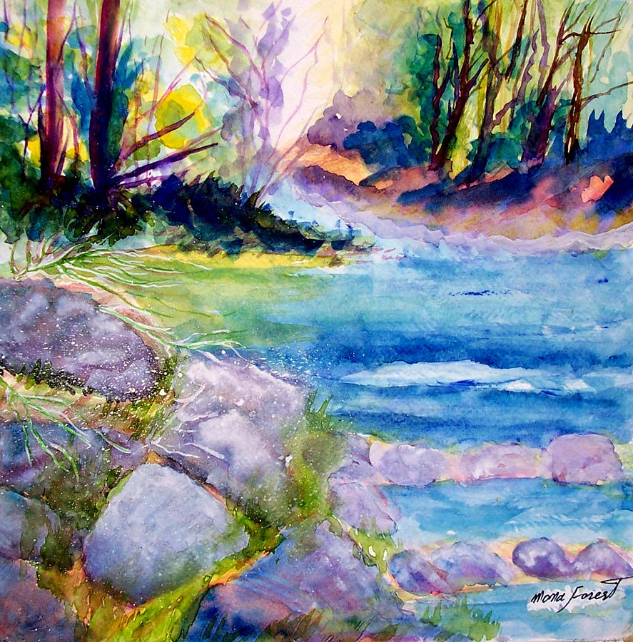 Nature Painting by Mona Forest - Fine Art America