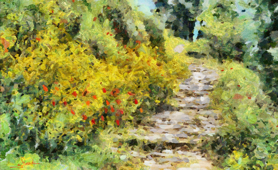 Nature path Painting by George Rossidis