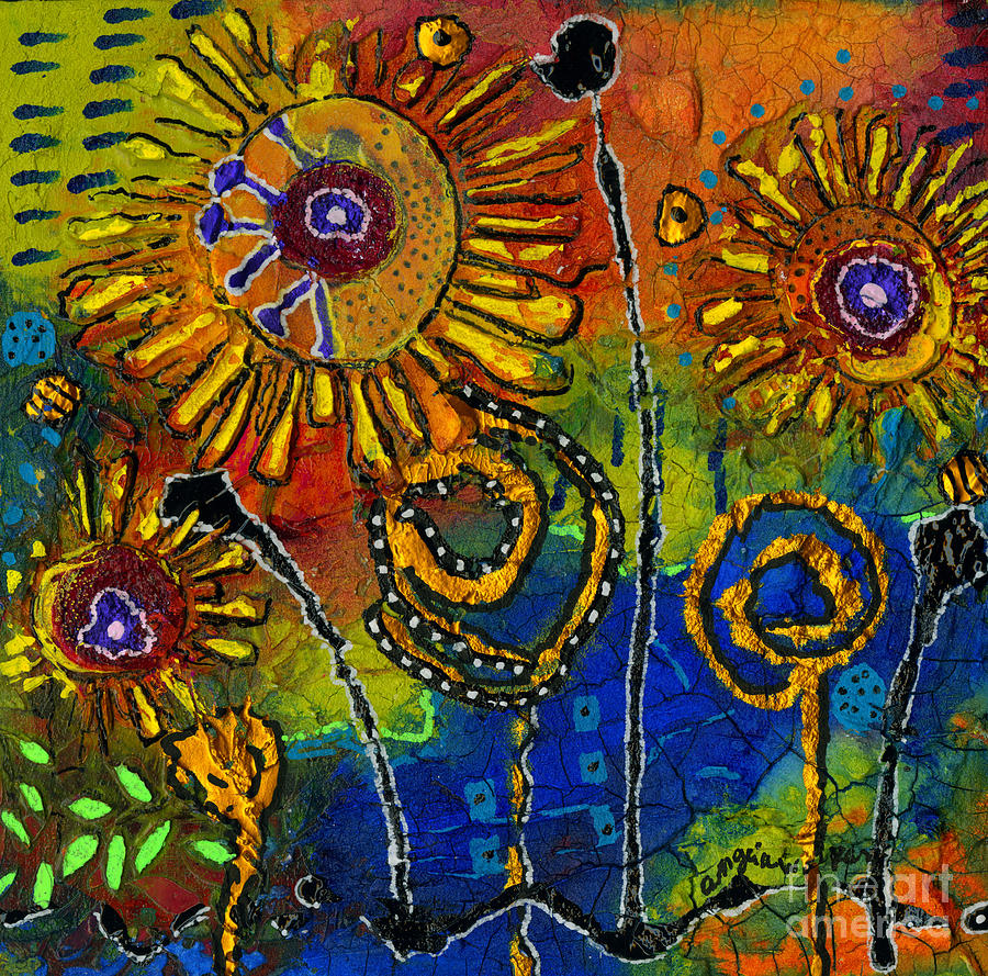 Nature Sings Mixed Media by Angela L Walker