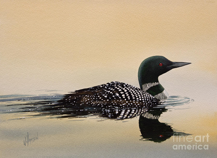 Loon Painting - Nature So Fair by James Williamson