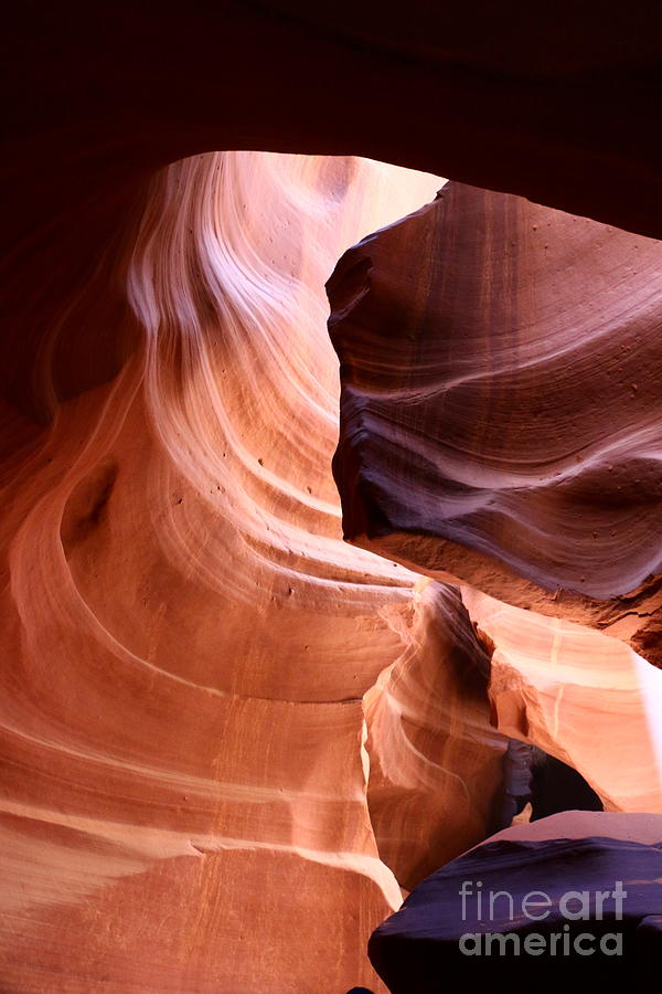 Antelope Canyon Photograph - Natures Beautiful Abstract by Christiane Schulze Art And Photography