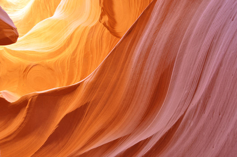 Antelope Canyon Photograph - Natures Flow by Wendy Elliott
