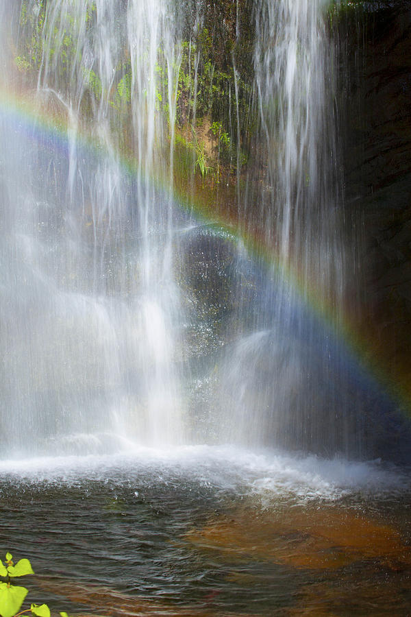 Natures Rainbow Falls Photograph by Jerry Cowart