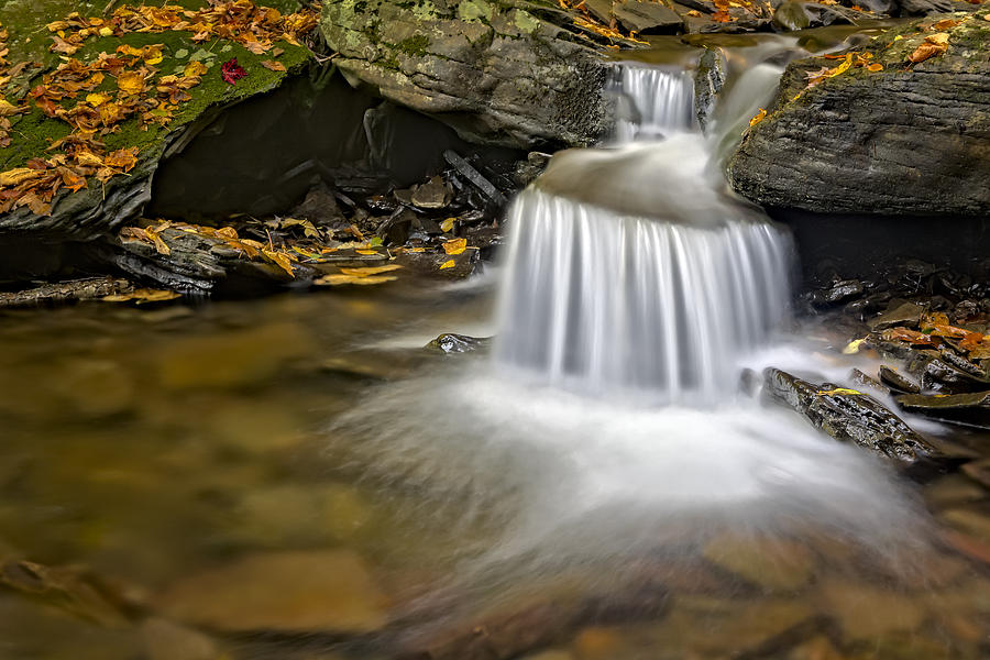 Waterfall Photograph - Natures Stream by Susan Candelario