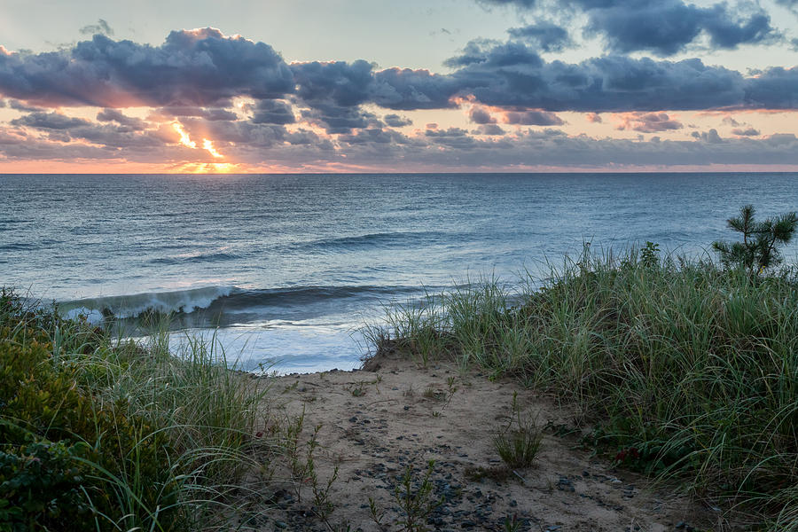 Beach Photograph - Nauset Light Beach Sunrise by Bill Wakeley