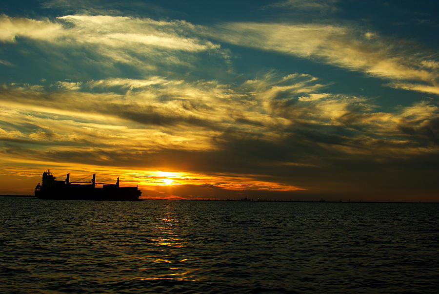 Nautical Sunset Photograph
