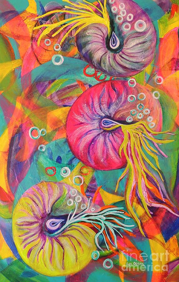 Nautilus Painting by Lyn Olsen