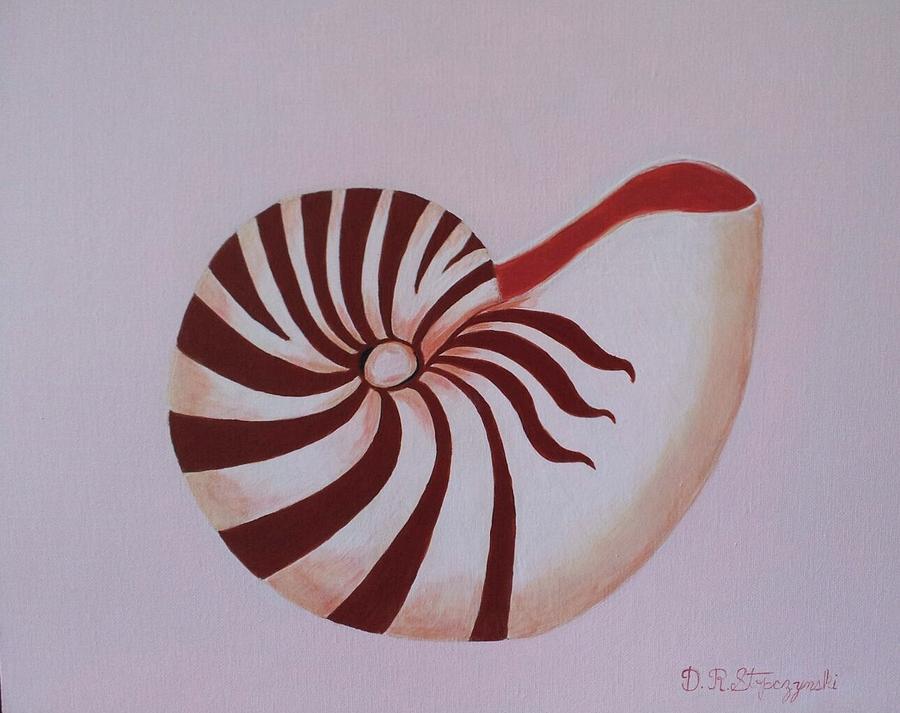 Nautilus Shell Painting By Doreen Stopczynski