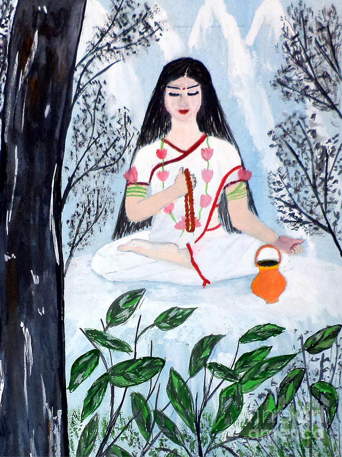 Shree Brahmacharini Devi. Navaratri. Day 2. by Jeshta on DeviantArt