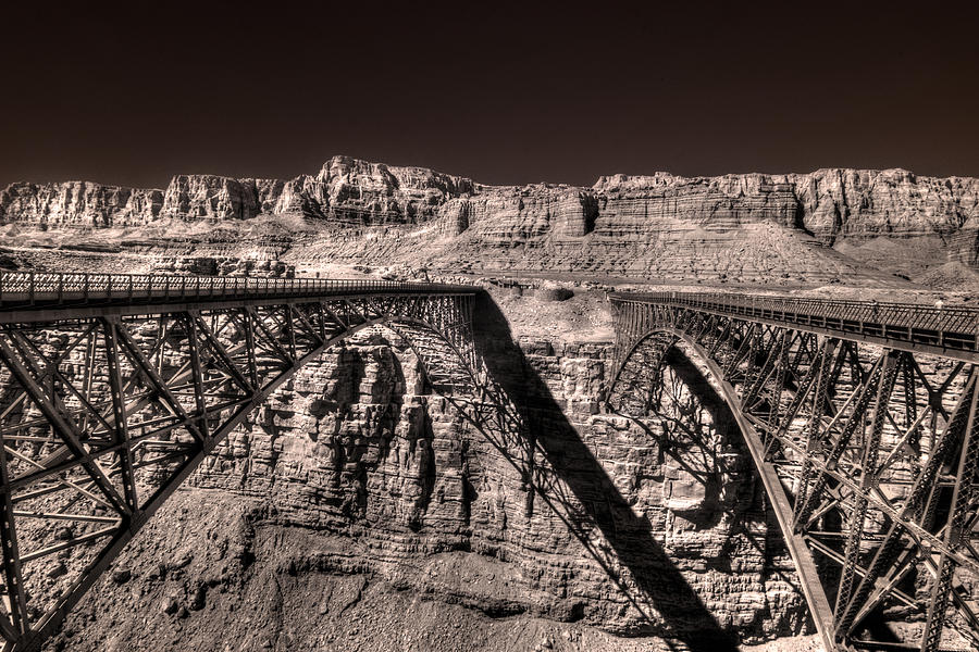 Navajo Bridge Divide Digital Art by William Fields