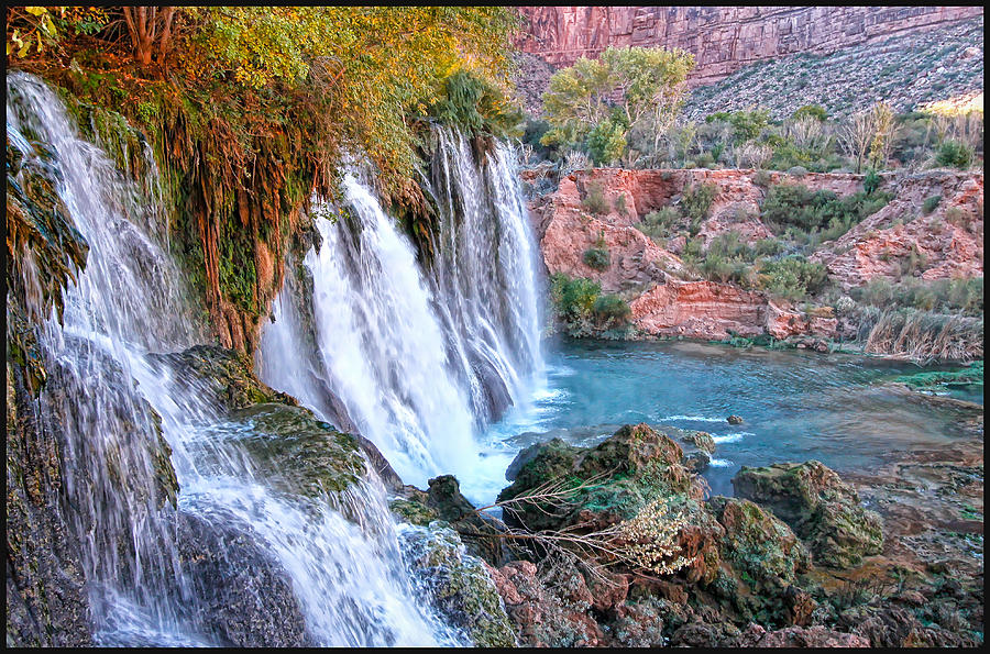 Grand Canyon National Park Photograph - Navajo Falls by Stellina Giannitsi