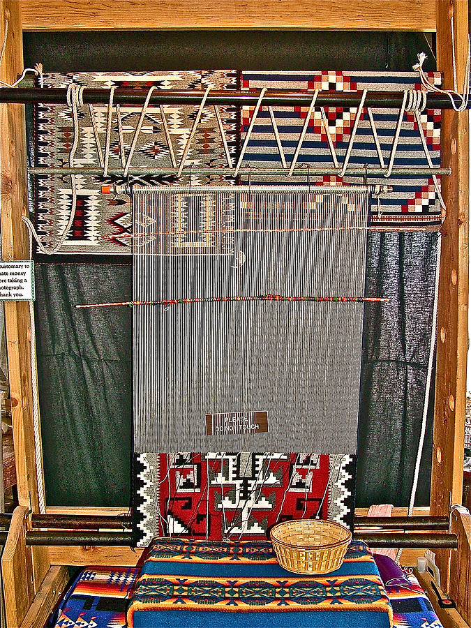 Navajo Loom inside Desert Watchtower on South Rim of Grand Canyon National Park-Arizona Photograph by Ruth Hager
