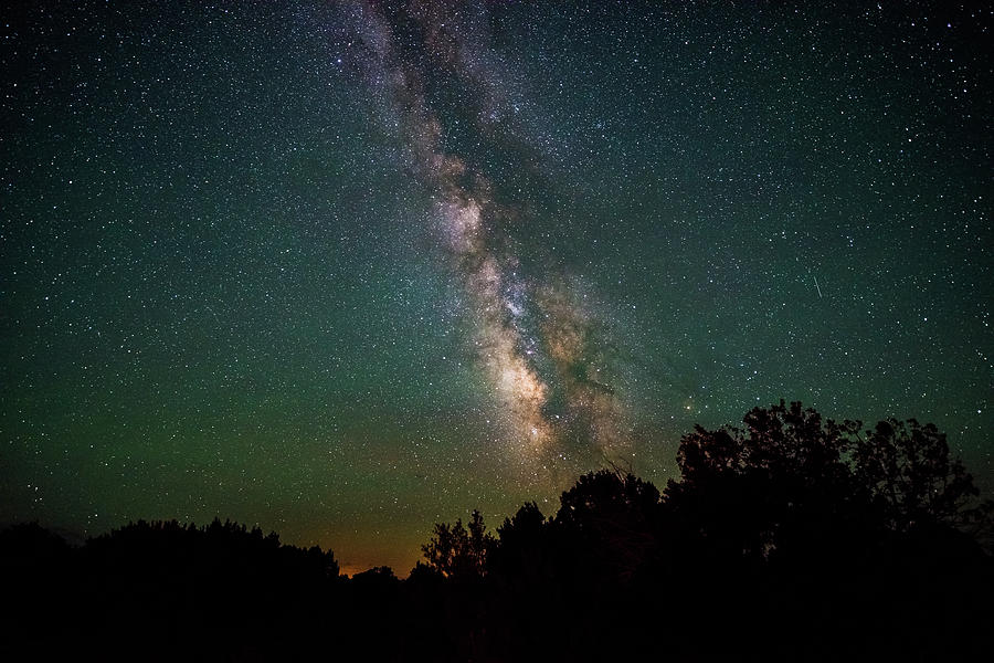 Navajo Point Milky Way Photograph by Adam Schmid