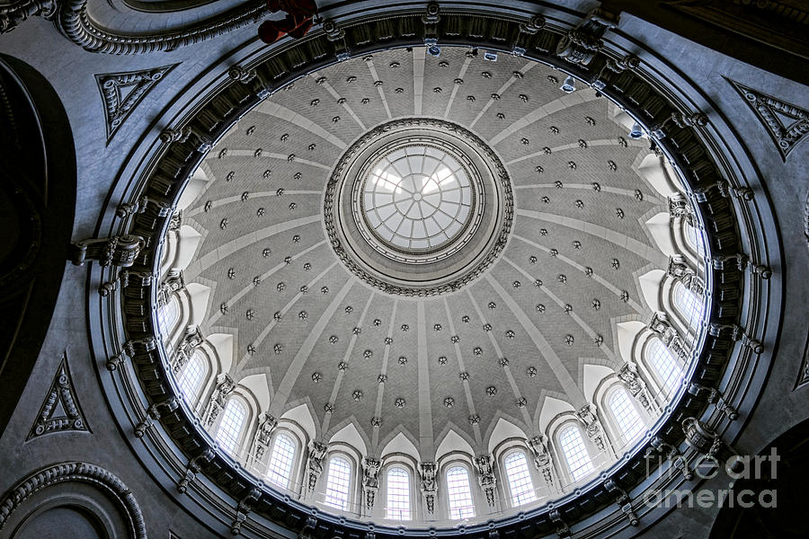 Naval Academy Chapel Dome Interior Photograph by Olivier Le Queinec