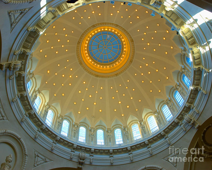 Naval Academy Chapel side Dome Photograph by Mark Dodd
