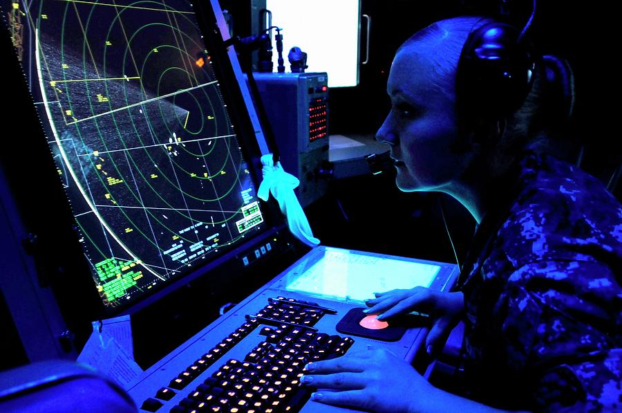 Aeroplane Photograph - Naval Air Traffic Control by Us Air Force/gretchen M. Albrecht