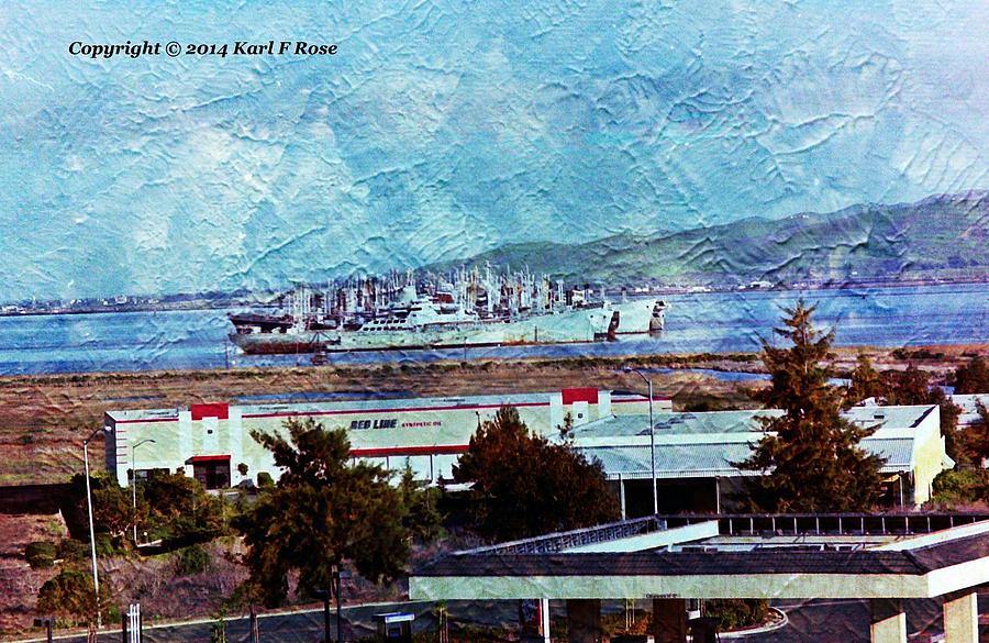 Naval Ships As A Painting Photograph