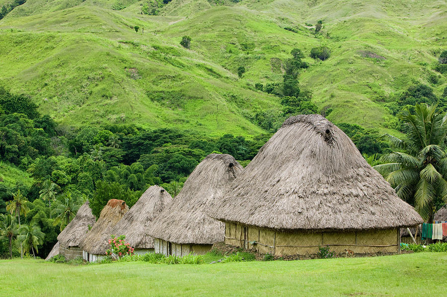 Navala Village In The Fijian Highlands Photograph by Ashley Cooper ...