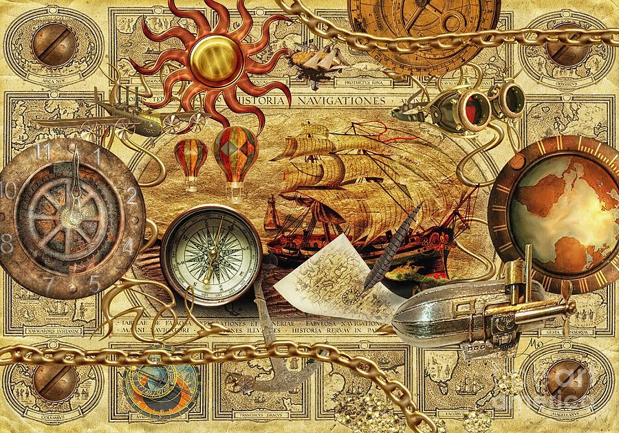 Navigationes Mixed Media by Mo T