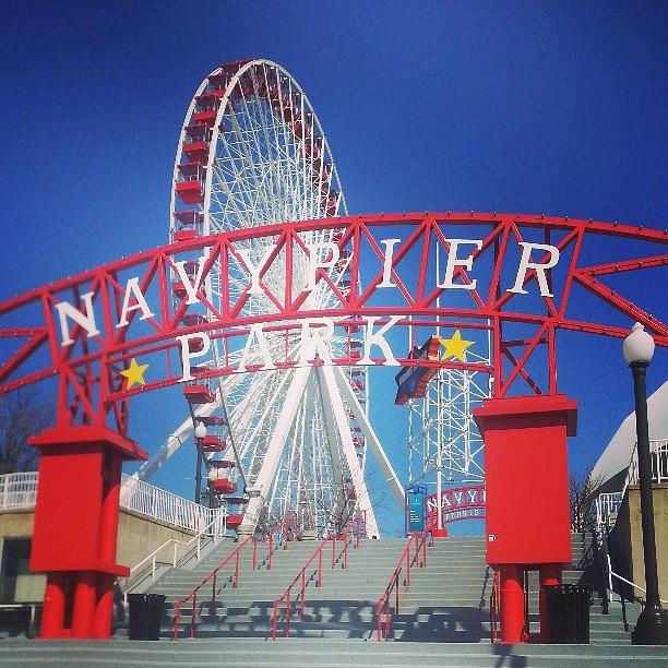 Navy Pier Photograph by Jeff Hawley