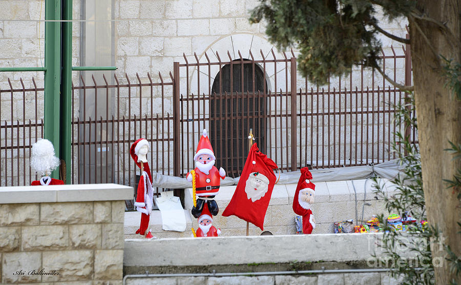 Nazareth is getting ready for Christmas Photograph by Arik Baltinester