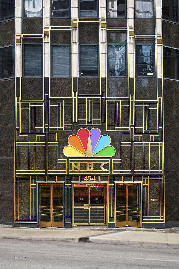 NBC Facade Vertical Photograph by Thomas Woolworth
