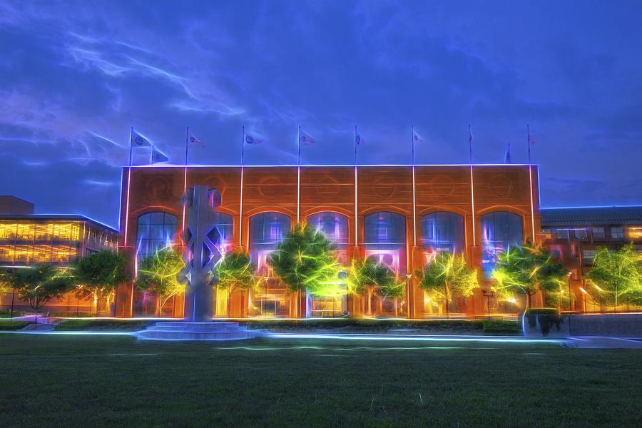 NCAA Hall of Champions Glow Photograph by David Haskett II