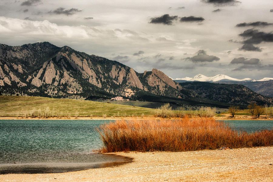 NCAR from Marshall Lake Photograph by Juli Ellen
