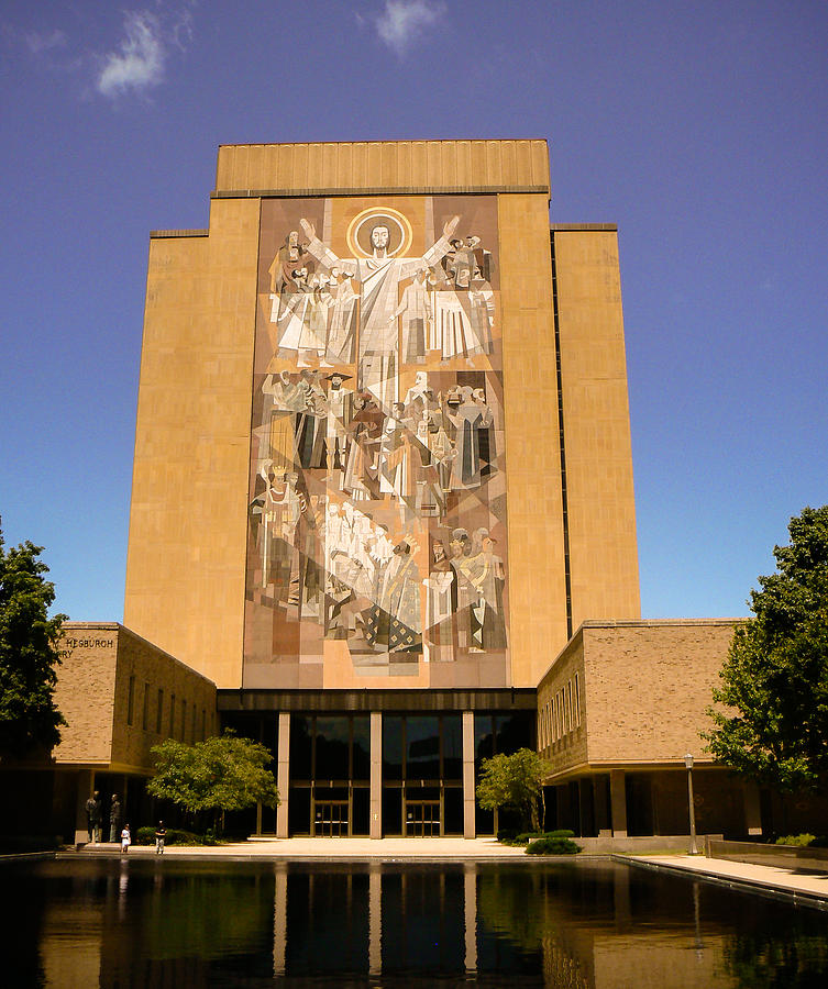 ND Touchdown Jesus Photograph By Connie Dye Fine Art America