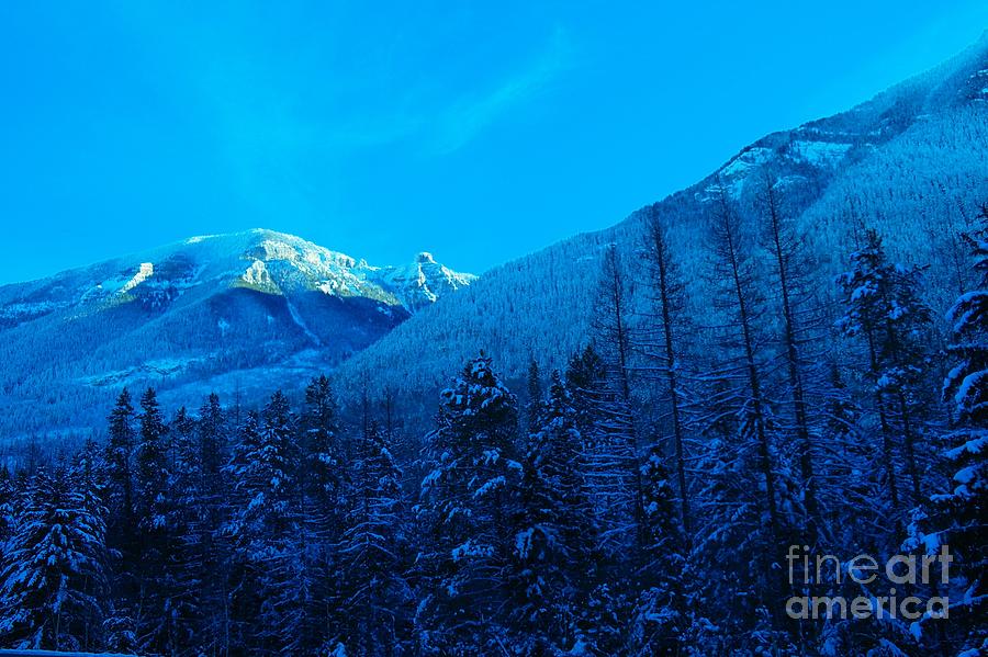 Mountain Photograph - Near Fernie British Columbia  by Jeff Swan