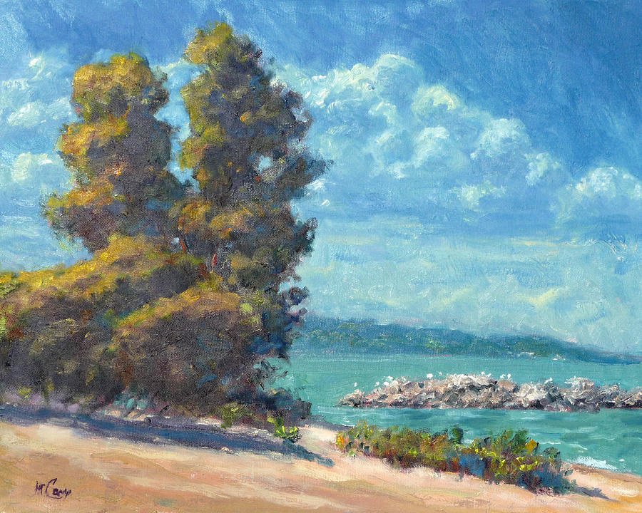 Near the Water Painting by Michael Camp