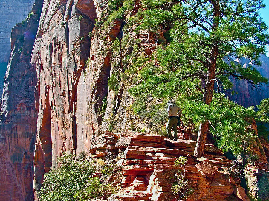 Nearing Angels Landing in Zion National Park-Utah Photograph by Ruth Hager