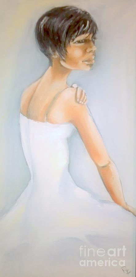 Portrait Painting - Portrait of a Lady by Rhonda Falls