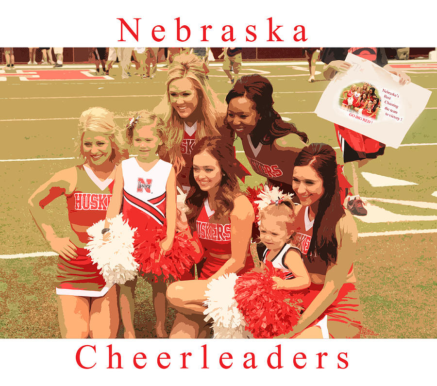 Nebraska Cheerleaders Poster Photograph by J Laughlin