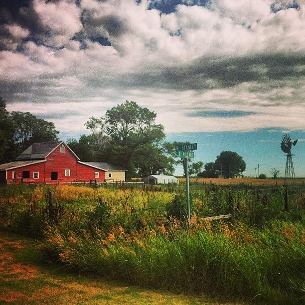 Summer Photograph - #nebraska #midwest #country #farm #love by Ken SF
