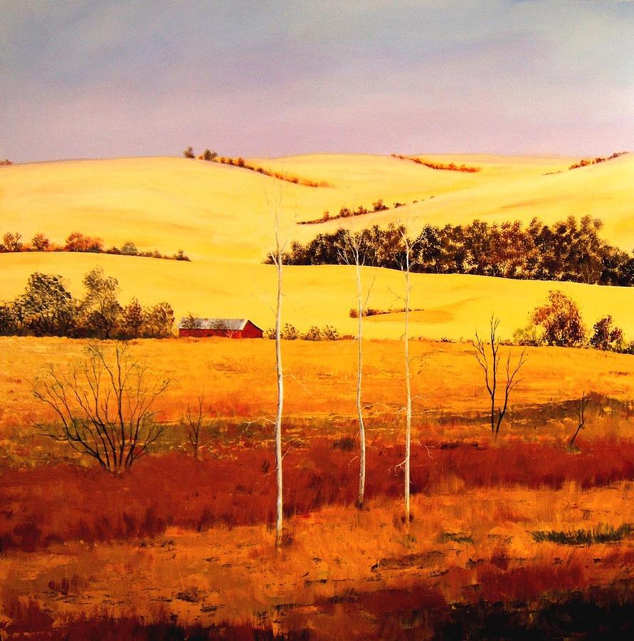 Nebraska Plains Painting by William Renzulli