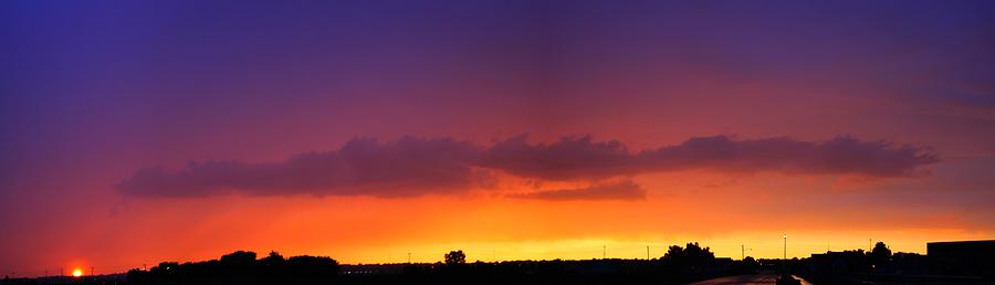 Nebraska Thunderstorm Sunset Photograph by NebraskaSC