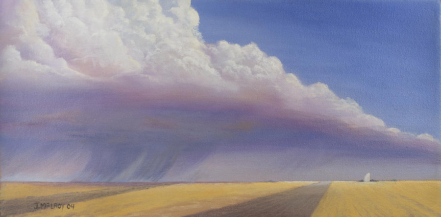 Nebraska Vista Painting by Jerry McElroy