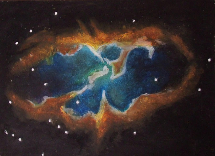 Nebula Drawing by Angela Stout