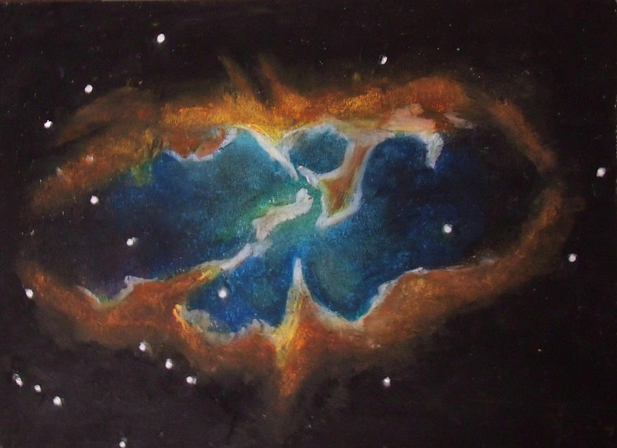 Nebula Drawing by Angela Stout Pixels