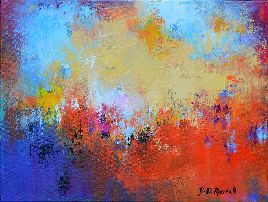 Nebula Painting by Donna Randall - Fine Art America