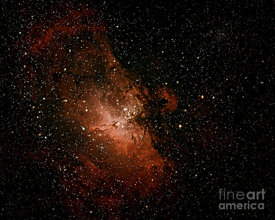 Nebula  M16 Photograph by Chuck Caramella
