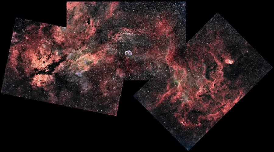 Nebulae In Cygnus Photograph by J-p Metsavainio/science Photo Library