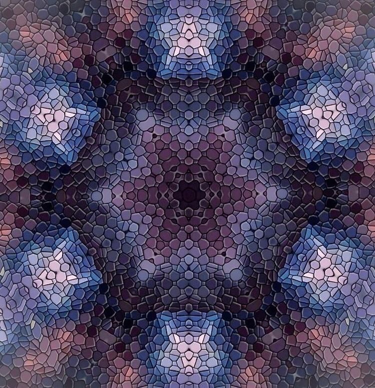 Space Digital Art - Nebulae Mandala by Karen Buford