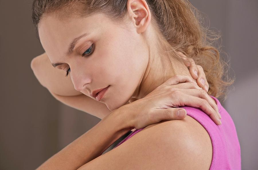 Neck Pain Photograph by Lea Paterson/science Photo Library