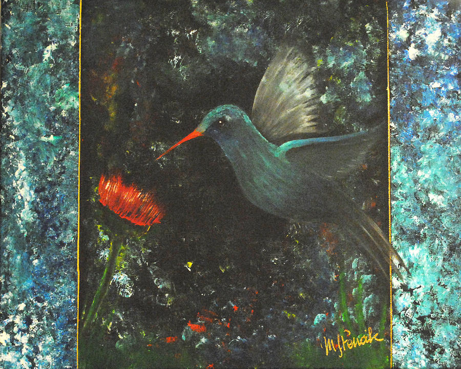 Nectar-feeder Painting by Michael Fencik