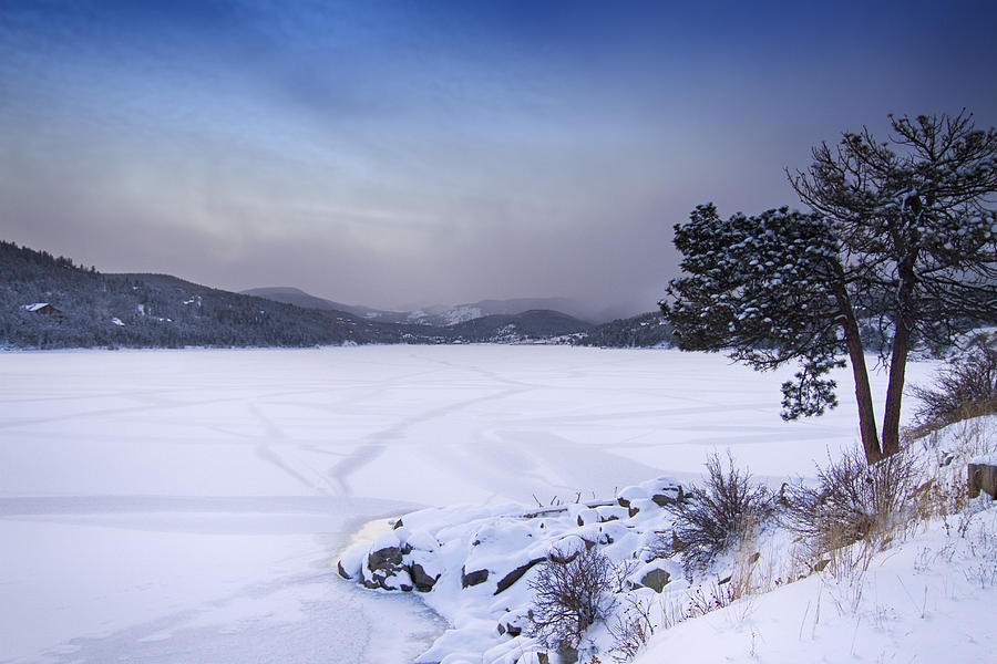 Winter Photograph - Nederland Colorado Barker Reservoir Winter Scenic View by James BO Insogna