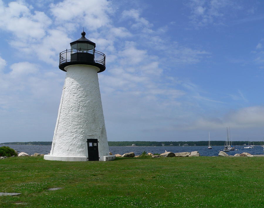 Neds Point Lighthouse Photograph by Janice Drew