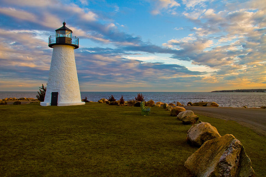 Neds Point Lighthouse Photograph by Nautical Chartworks